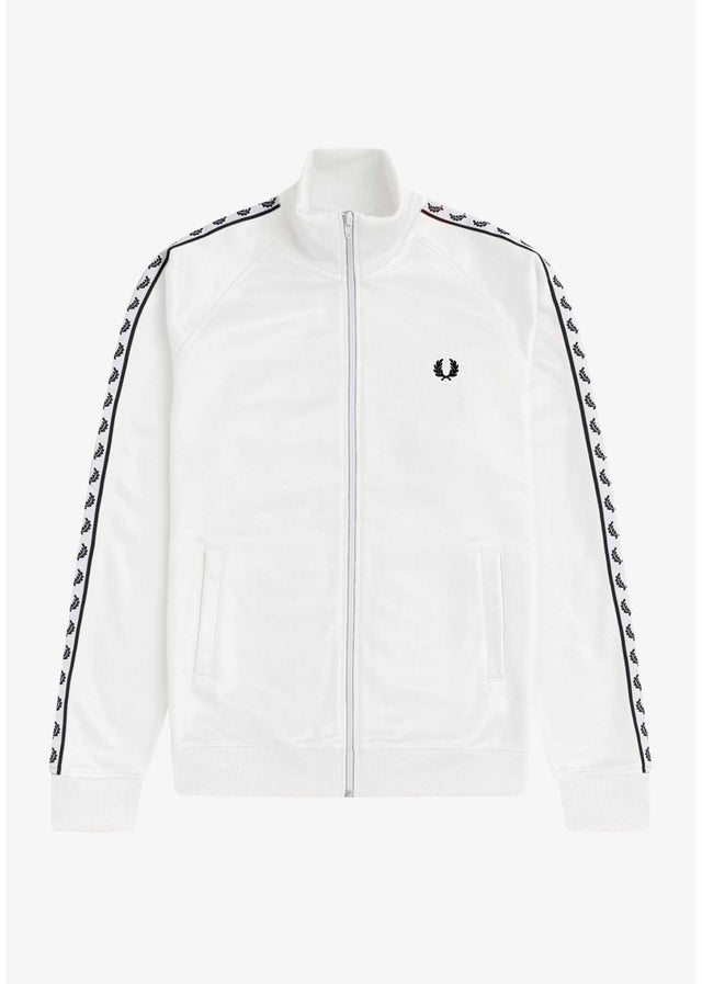 Fred Perry Cardigans  Taped track jacket - white 