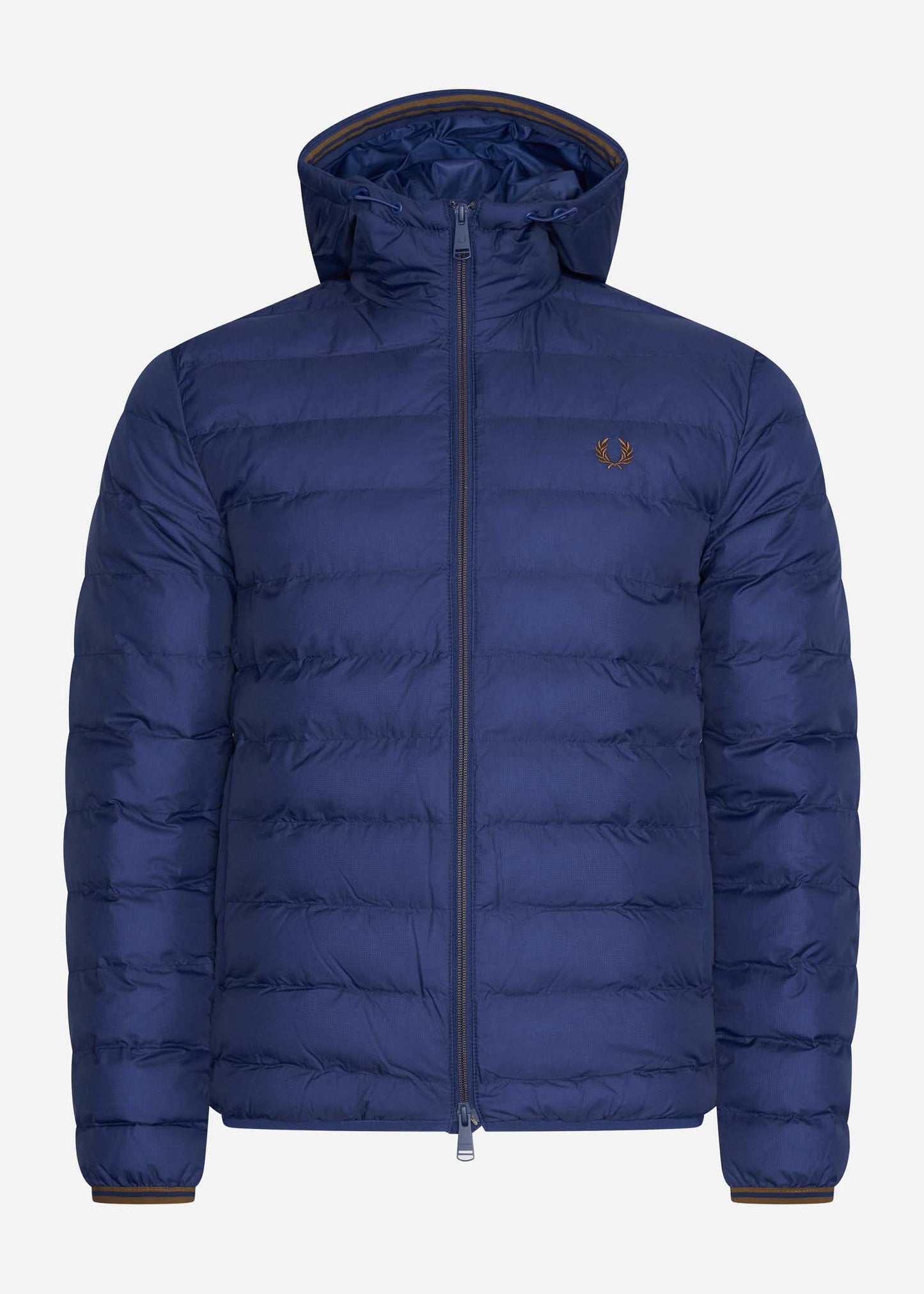 Hooded insulated jacket - french navy - Fred Perry