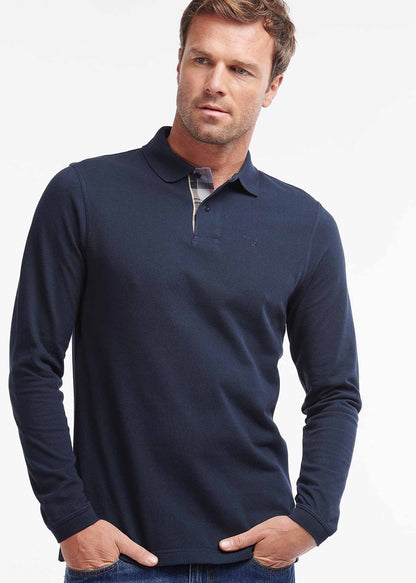 Barbour Longsleeve Polo's  L/S sports polo - navy 