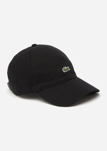 Lacoste Petten  Cotton twill logo cap - black 