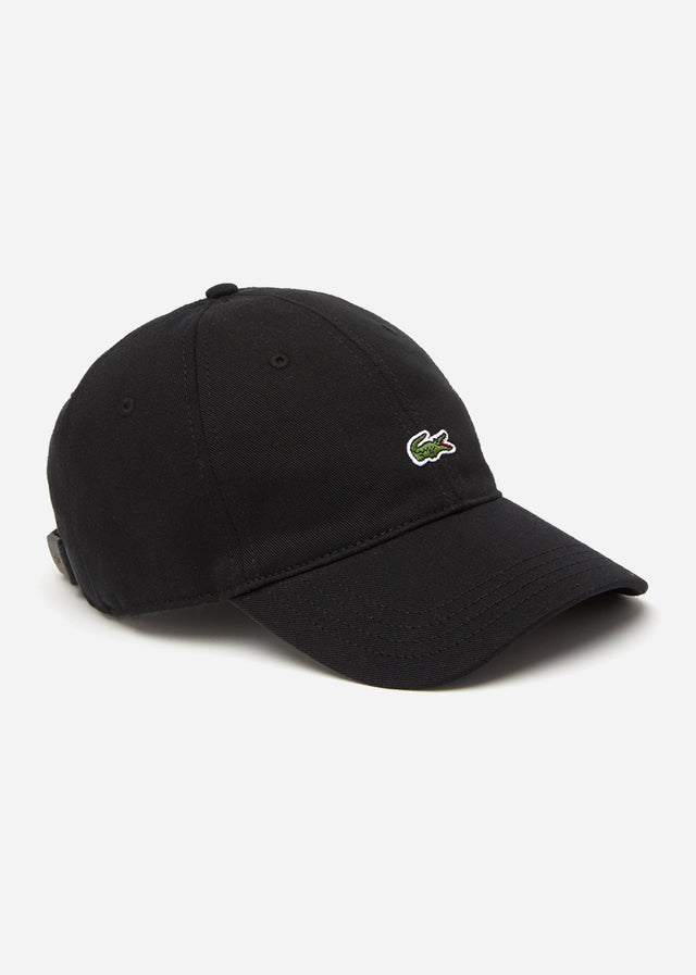 Lacoste Caps  Cotton twill logo cap - black 