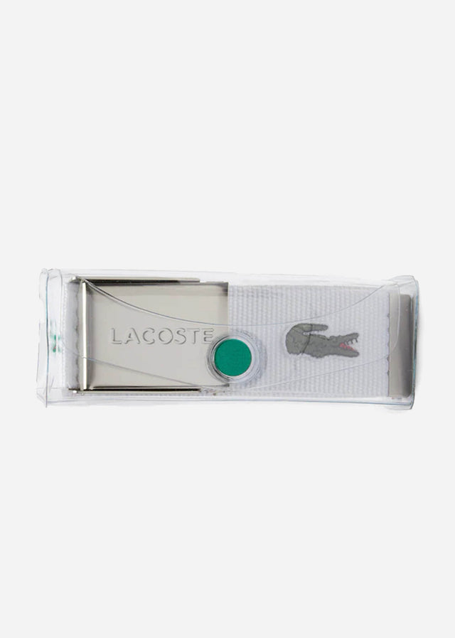 Lacoste Belts  Leather goods belt - white 