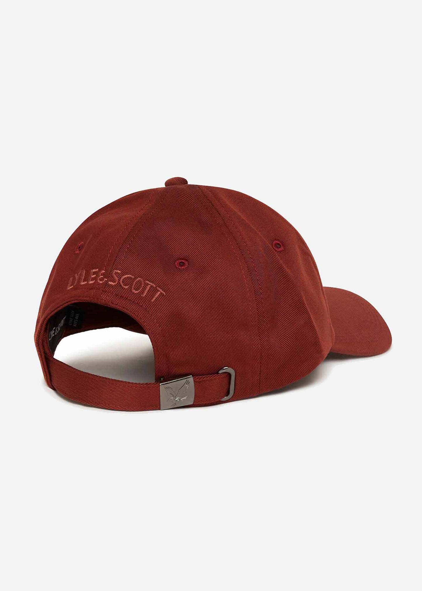 lyle and scott baseball cap rust