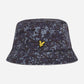 Lyle & Scott Bucket Hats  Cotton twill bucket hat - navy earth print 