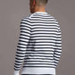 Lyle & Scott Truien  Breton stripe jumper - white 