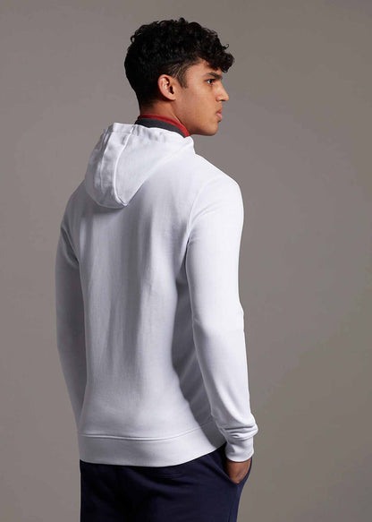 Lyle & Scott Vesten  Zip through hoodie - white 