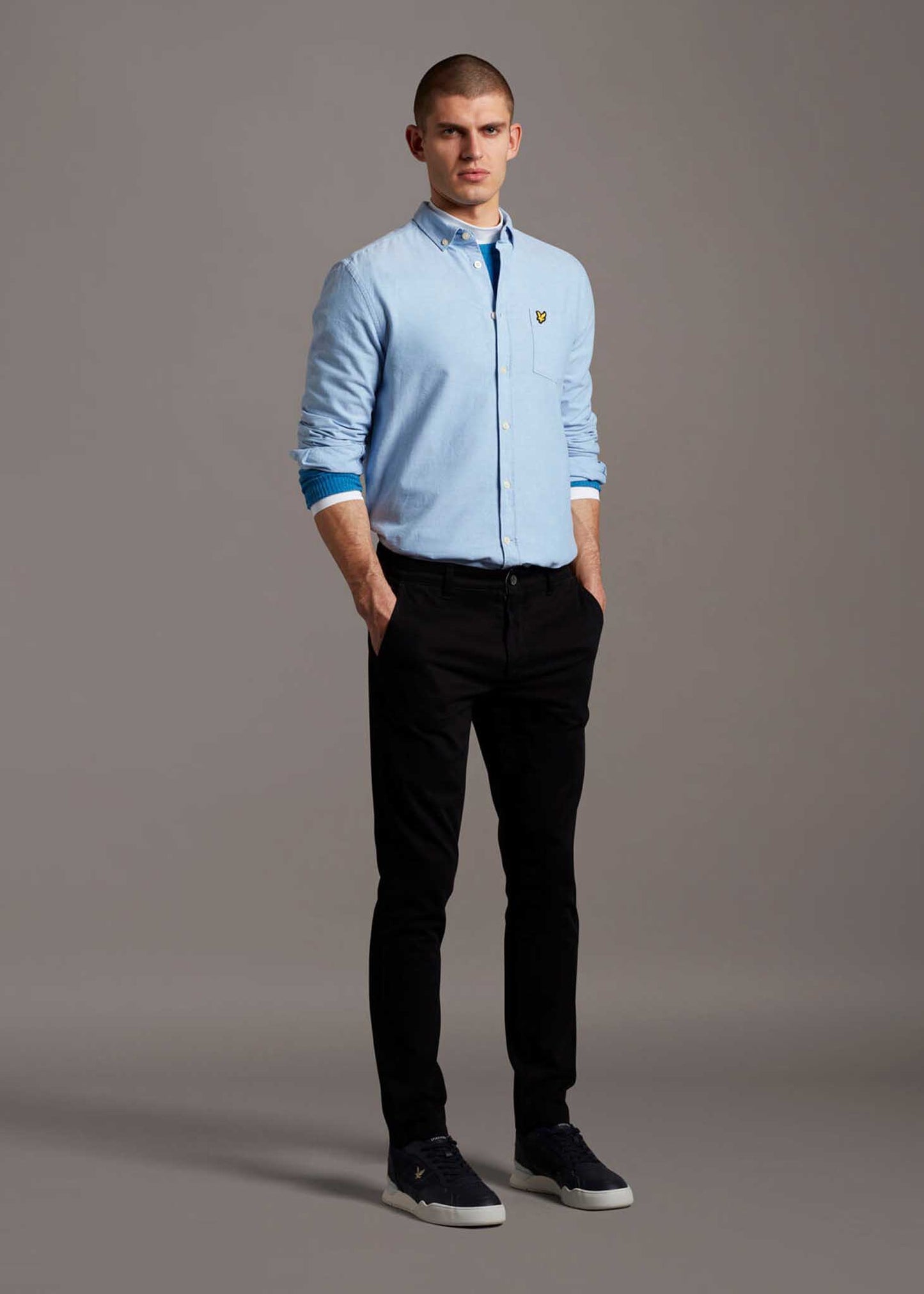 Oxford shirt - riviera blue
