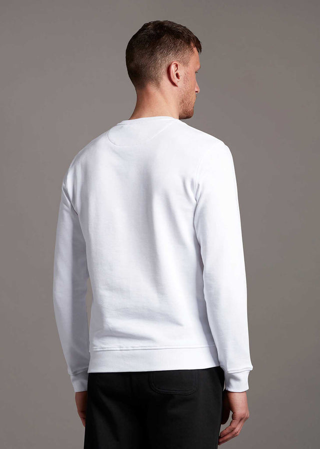 Lyle & Scott Sweaters  Crew neck sweatshirt - white 