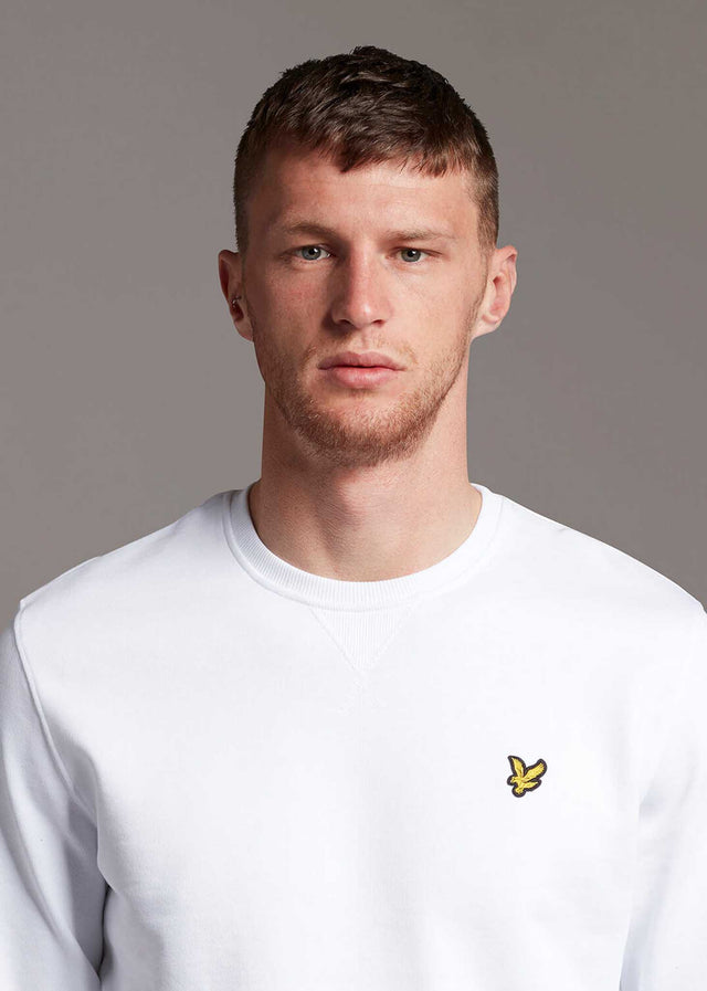 Lyle & Scott Sweaters  Crew neck sweatshirt - white 