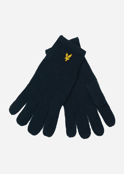 Lyle & Scott Handschoenen  Racked ribbed gloves - dark navy 