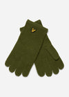 Lyle & Scott Handschoenen  Racked rib gloves - olive 