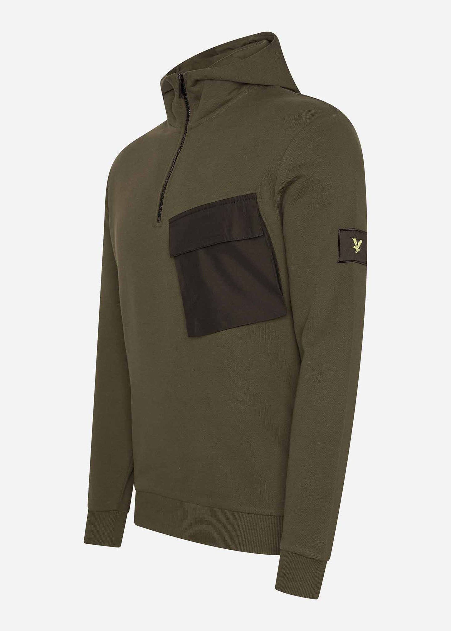 Pocket hoodie - olive