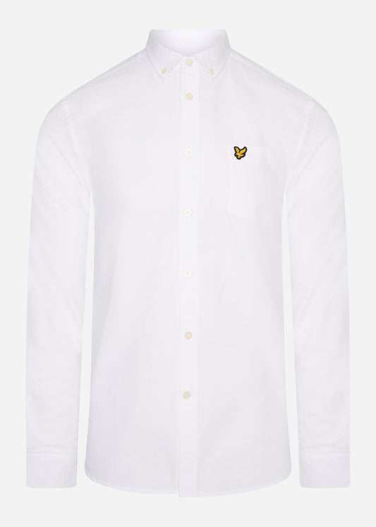 lyle and scott overhemd wit