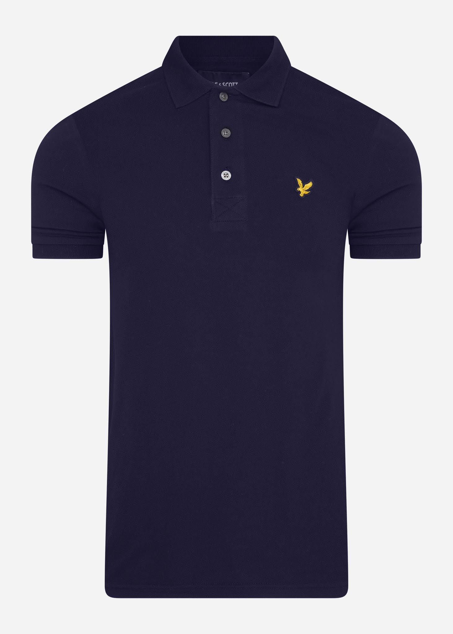 Lyle & Scott Polo's  Slim stretch polo - navy 