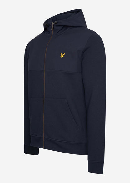 Lyle & Scott Vesten  A Softshell jersey zip hoodie - dark navy 