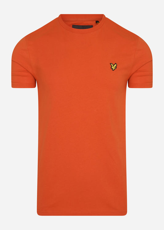 lyle and scott t-shirt oranje