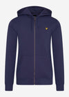 Lyle & Scott Vesten  Zip through hoodie - navy 