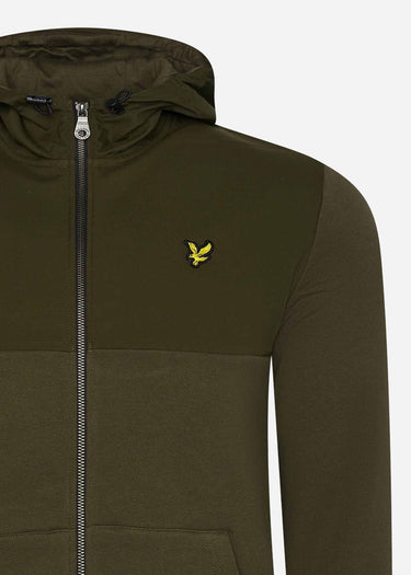 Lyle & Scott Vesten  Softshell jersey zip hoodie - olive 