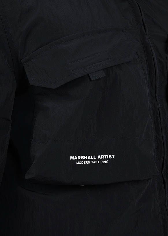 Acier ma-2 overshirt - black - Marshall Artist