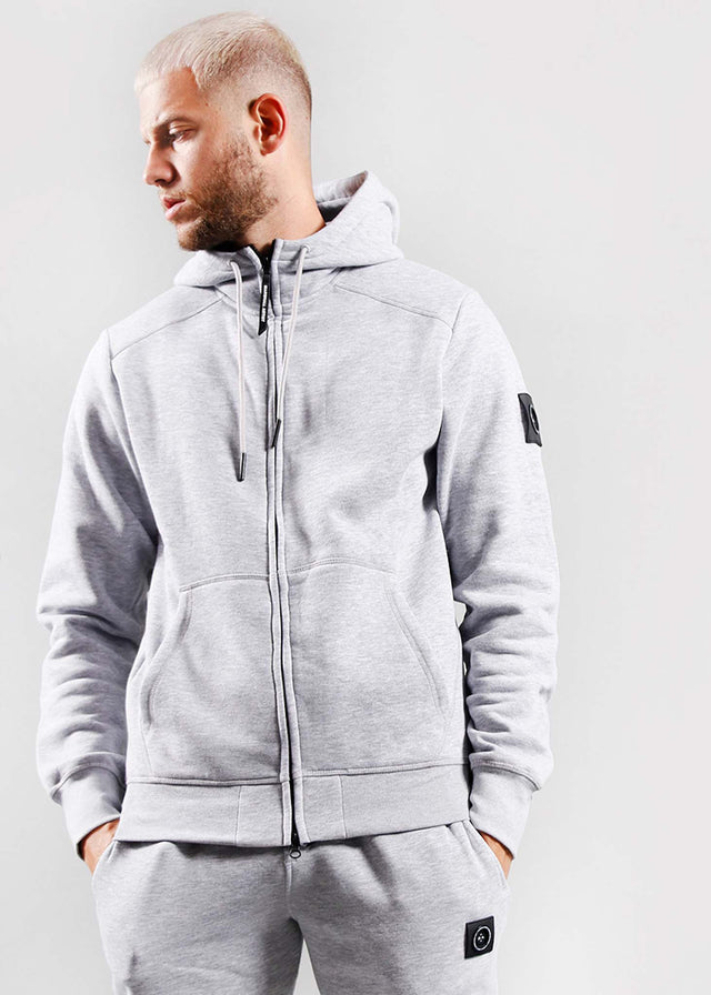 Marshall Artist Cardigans  Siren fz hood - grey marl 