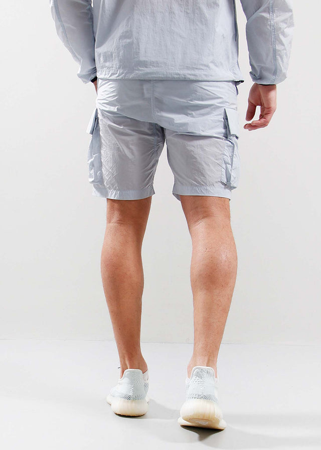 Marshall Artist Shorts  Krinkle nylon cargo short - dolphin grey 