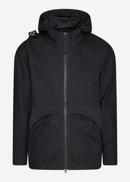 MA.Strum Jassen  CR hooded parka - jet black 