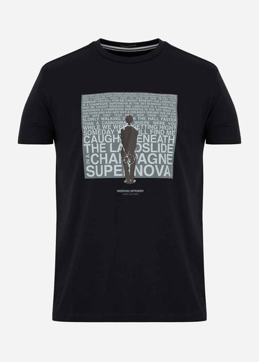 Weekend Offender T-shirts  Oasis supernova - black 