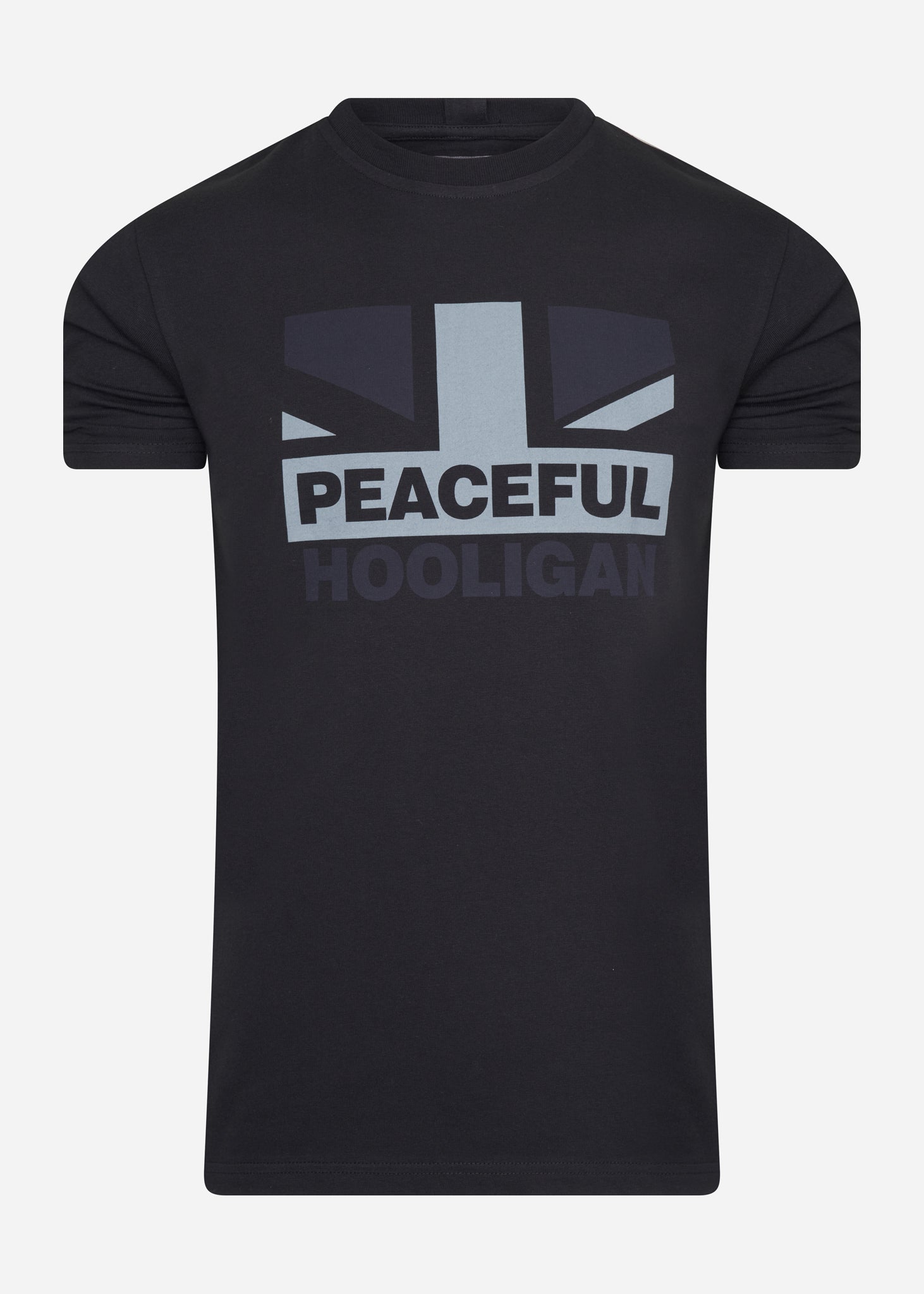 peaceful hooligan t-shirt zwart
