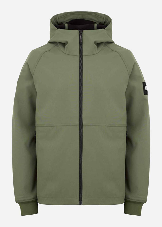 Weekend Offender Jackets  Stipe softshell - green clay 
