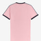 Taped ringer t-shirt - chalky pink