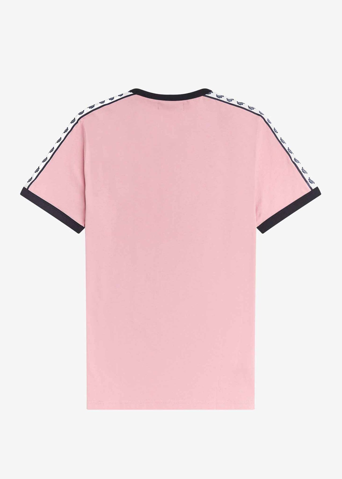 Taped ringer t-shirt - chalky pink