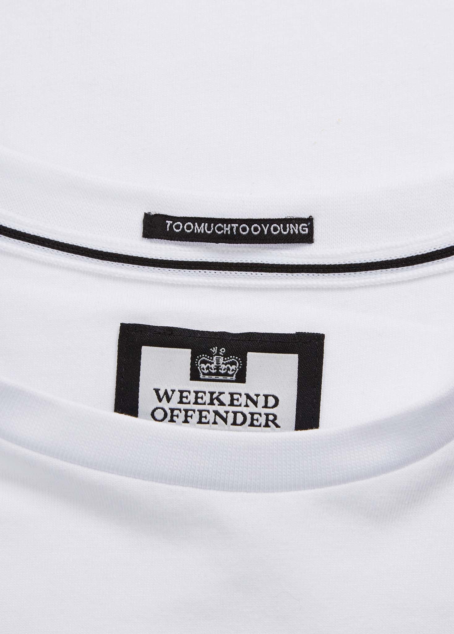 Weekend Offender Archive  89 Tee - white 
