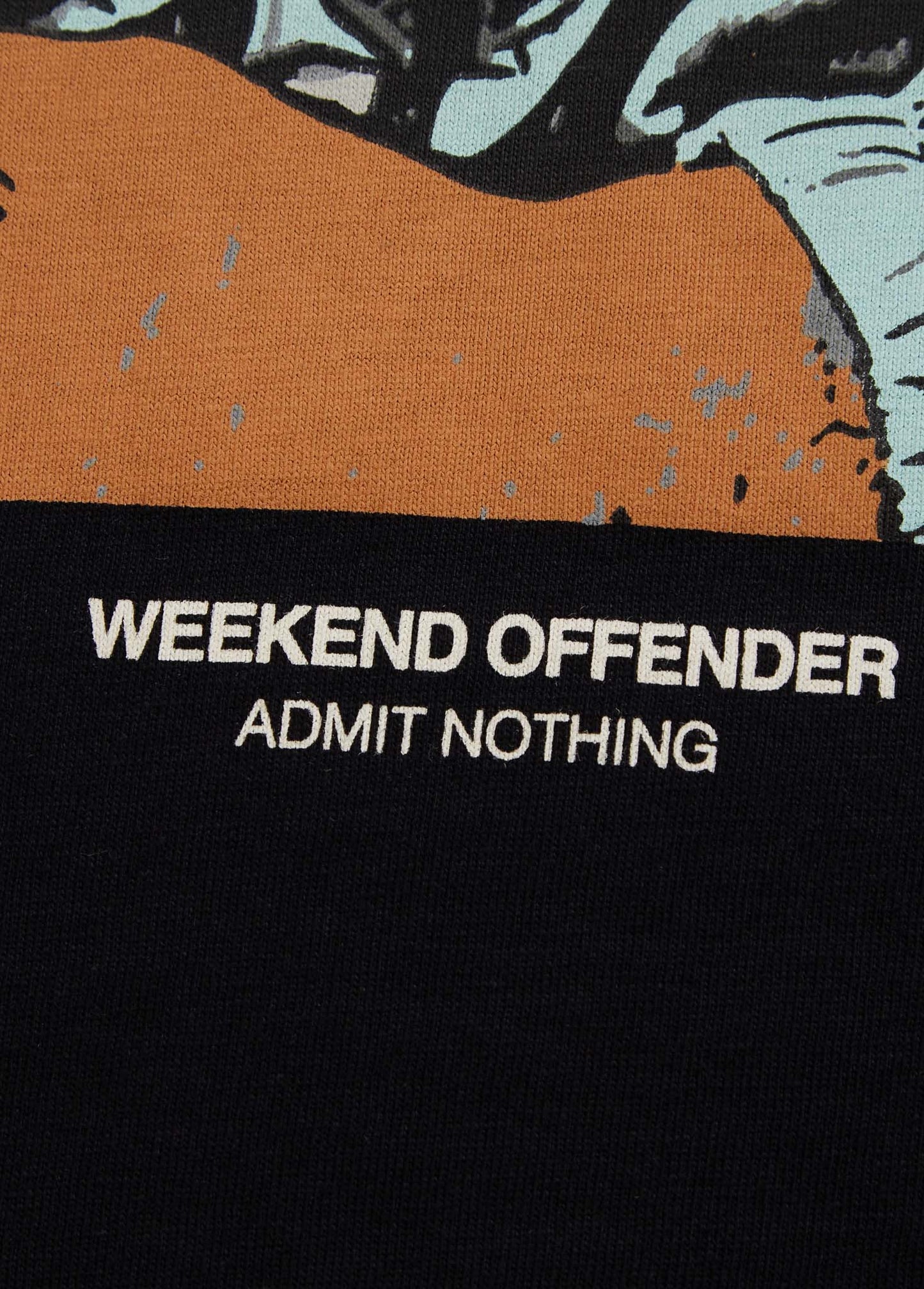Weekend Offender T-shirts  The terrace - black 