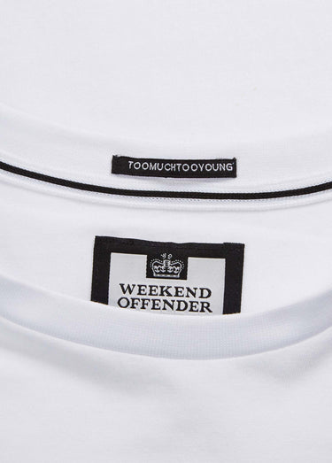 Weekend Offender T-shirts  Dunham - white 