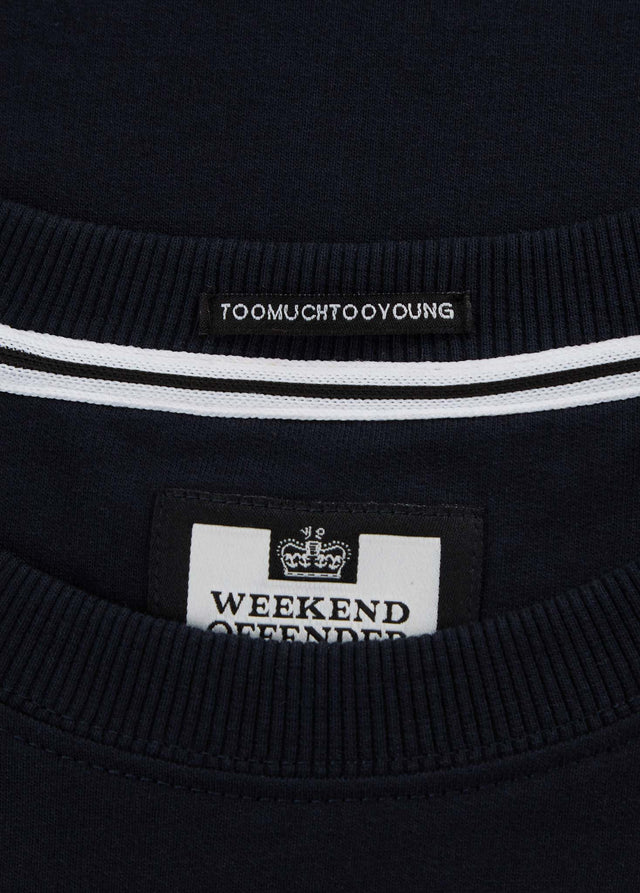 Weekend Offender Sweaters  Dunham sweat - navy 