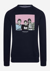 Weekend Offender Truien  Diego sweat - navy 