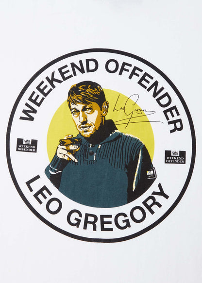 Weekend Offender T-shirts  Leo Gregory special tee - white 