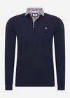 Weekend Offender Longsleeve Polo's  Tavarez - navy 