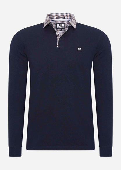 Weekend Offender Longsleeve Polo's  Tavarez - navy 