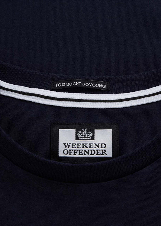 Weekend Offender T-shirts  Saturdays tee - navy 