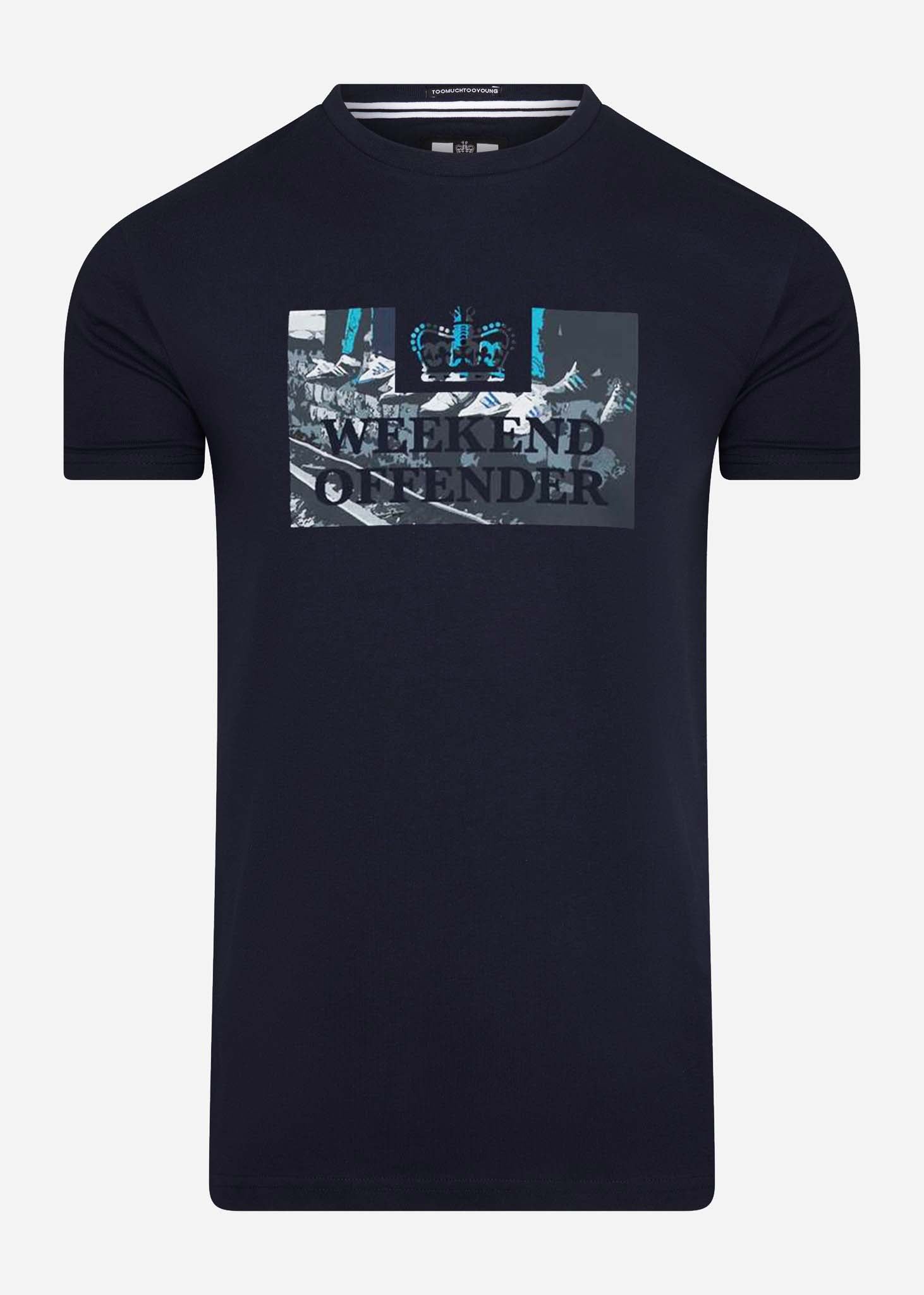 weekend offender t-shirt navy