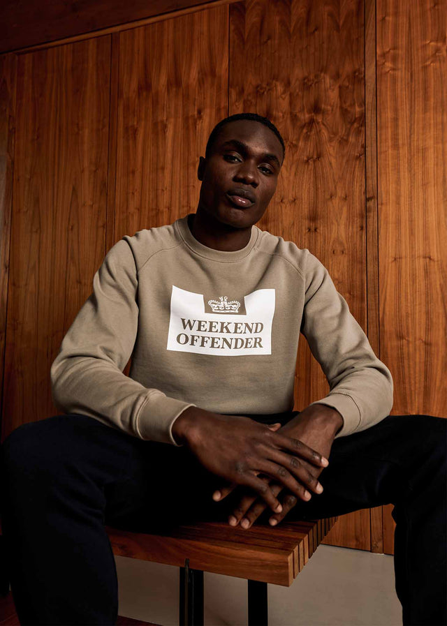 Weekend Offender Sweaters  Penitentiary - porcino 